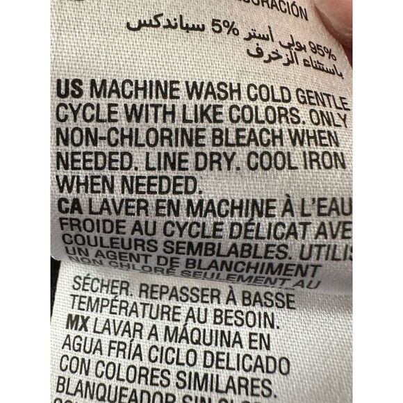 Charter Club Women's Floral V-Neck Blouse Petites M Long Sleeve - Picture 5 of 6